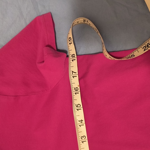 Banana Republic Crew Tee M Bright Pink - Picture 7 of 10
